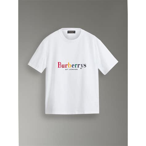 burberry rainbow reissued cotton t-shirt|Shirts .